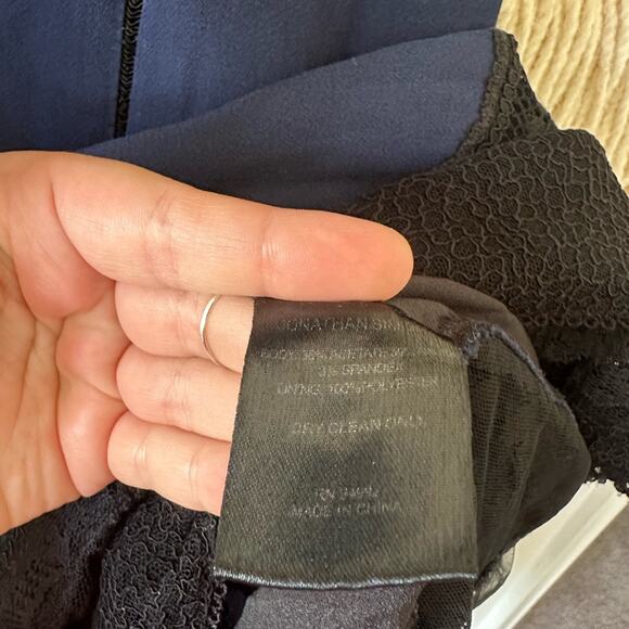 Jonathan Simkhai Applique Ruffle Hem Tee Dress - Picture 4 of 11